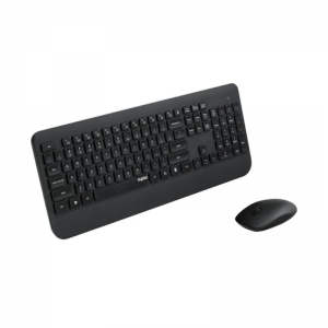 KEYBOARD RAPOO W/L X3500 WITH MOUSE/NENO RECEIVER BLK